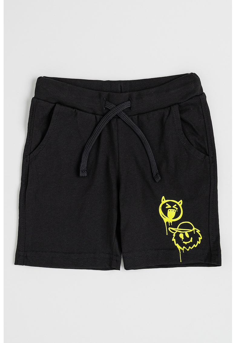 Pantaloni scurti din bumbac cu talie ajustabila