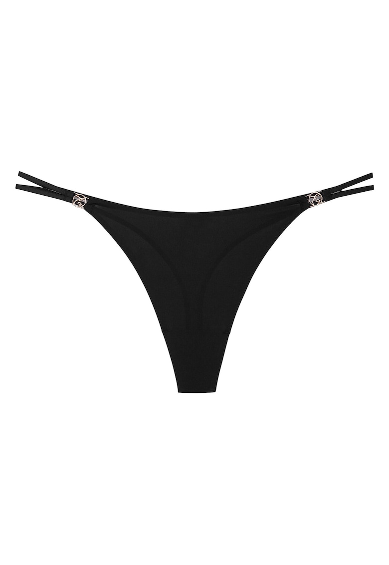 Chiloti stringi Nuts negru - Negru