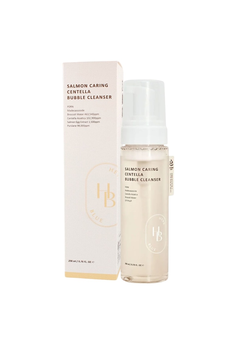 Spuma de curatare a fetei - Salmon Caring - 200 ml