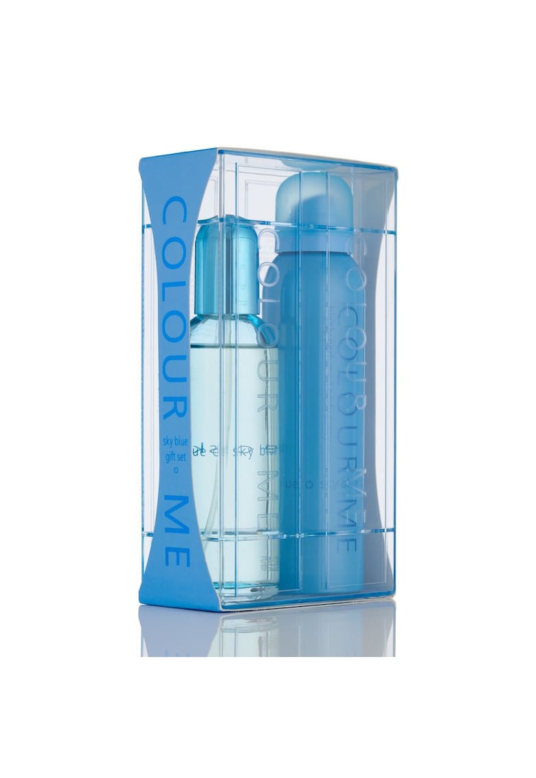 Set cadou apa de parfum de dama Sky Blue & spray de corp - Milton-Lloyd Fragrances - 250 ml Set cadou apa de parfum de dama Sky Blue & spray de corp - Milton-Lloyd Fragrances - 250 ml