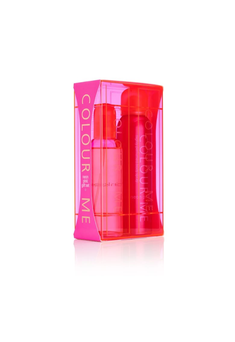 Set cadou apa de parfum de dama Neon Pink & spray de corp - Milton-Lloyd Fragrances - 250 ml Set cadou apa de parfum de dama Neon Pink & spray de corp - Milton-Lloyd Fragrances - 250 ml
