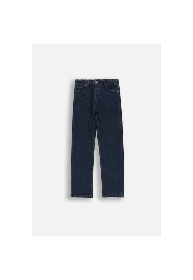 Pantaloni copii - bumbac - albastru - bleumarin