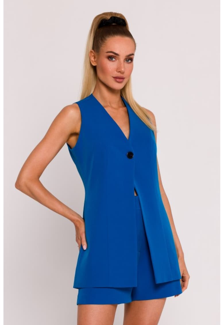 Vesta cu inchidere intr-un nasture -