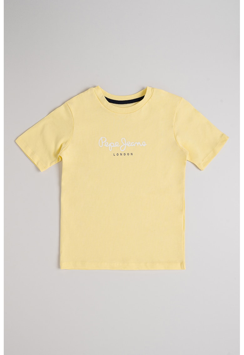 Tricou de bumbac cu imprimeu logo New Art