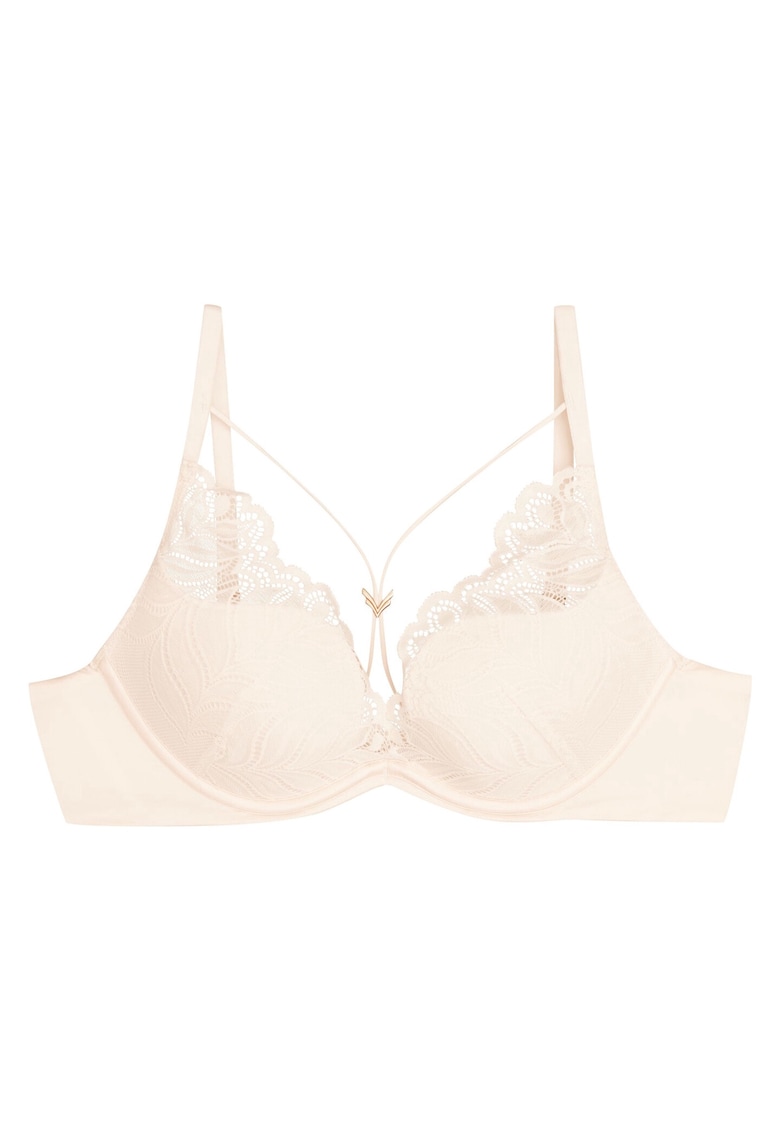 Sutien push-up Korin alb crem