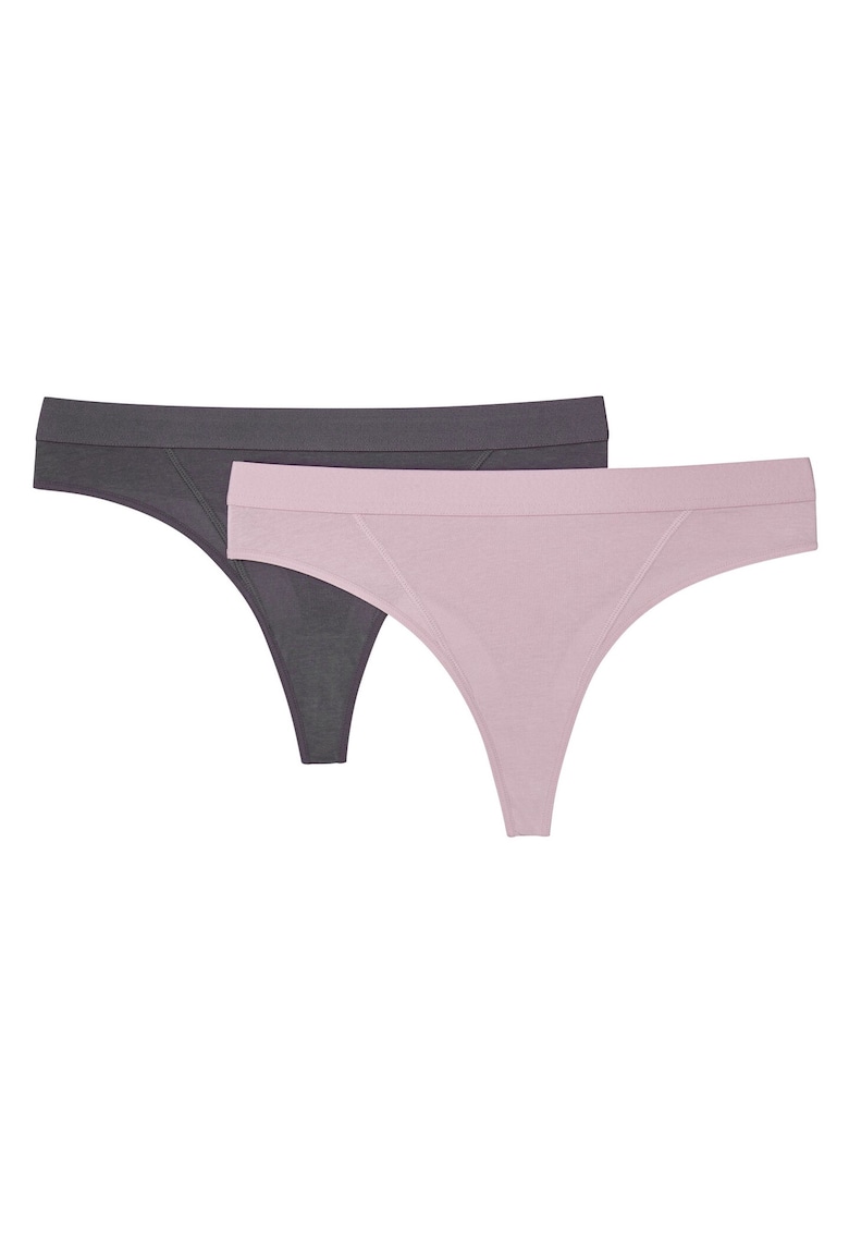 Chiloti figi League set de 2 Gri - roz