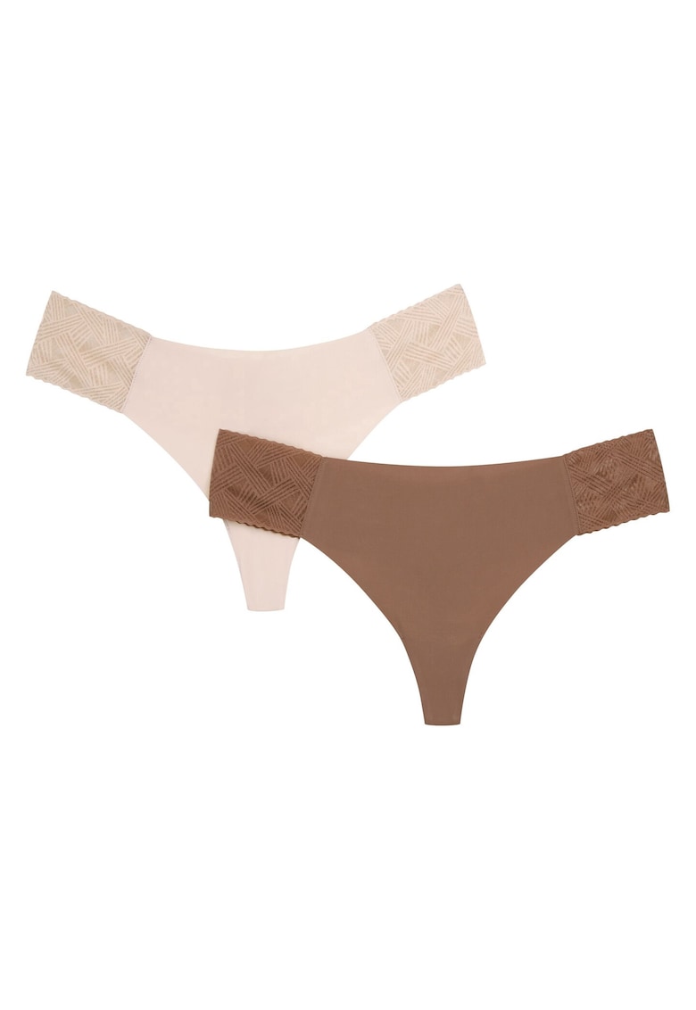 Chiloti stringi Piri set de 2 Bej - bronz - Multicolor