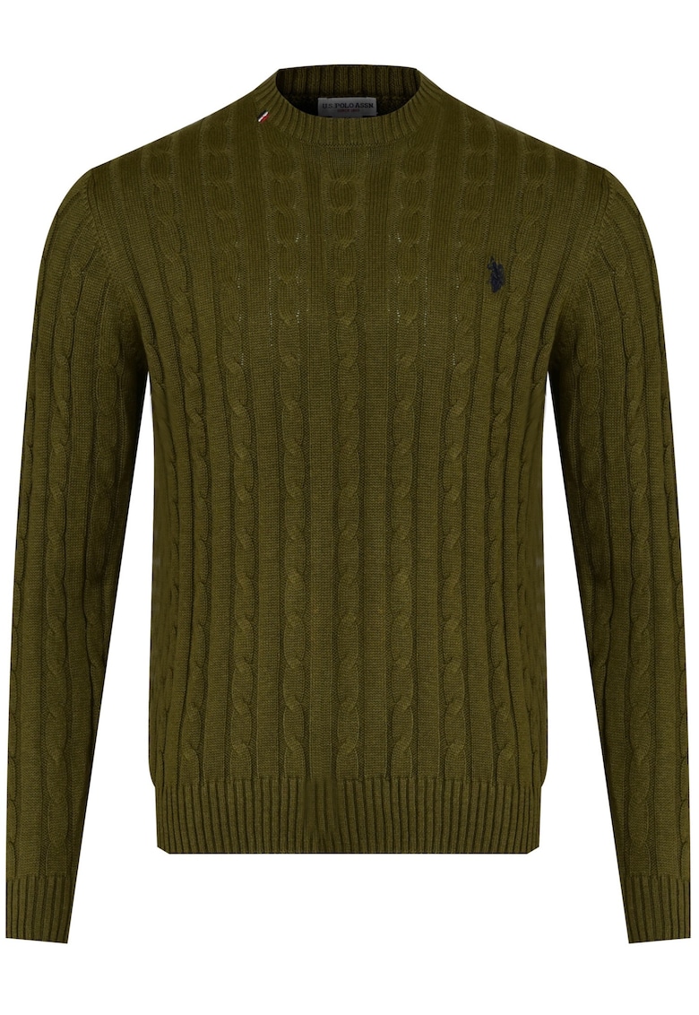 Pulover barbati BERT US40 173 005 000413 346 - U.S Polo Assn - Bumbac/Casmir - Maro