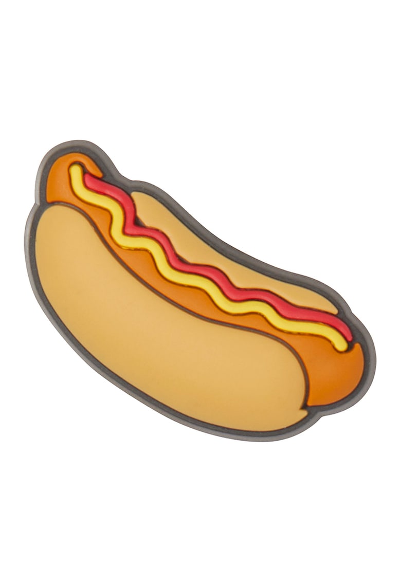 Talisman in forma de hot dog pentru saboti - Maro/Galben