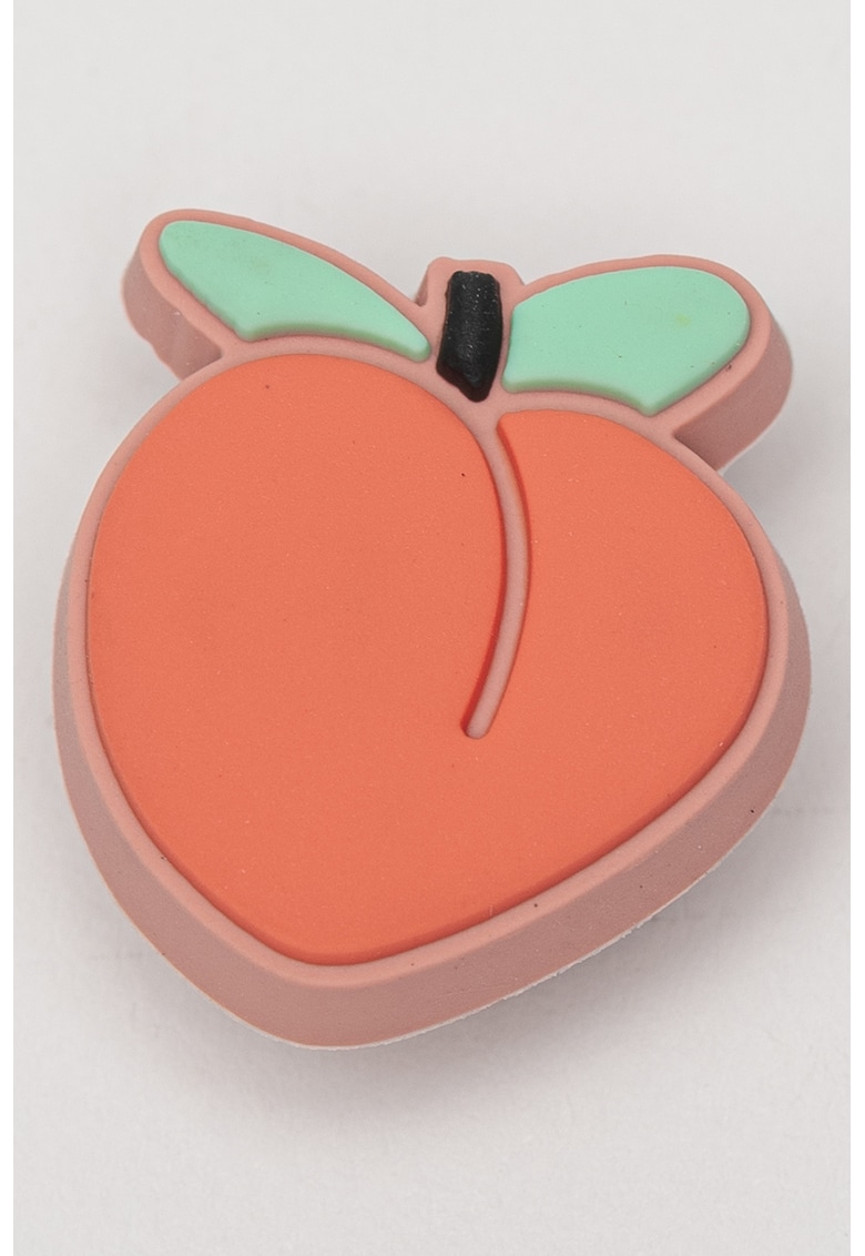 Talisman cu design piersica - Roz somon/Verde menta