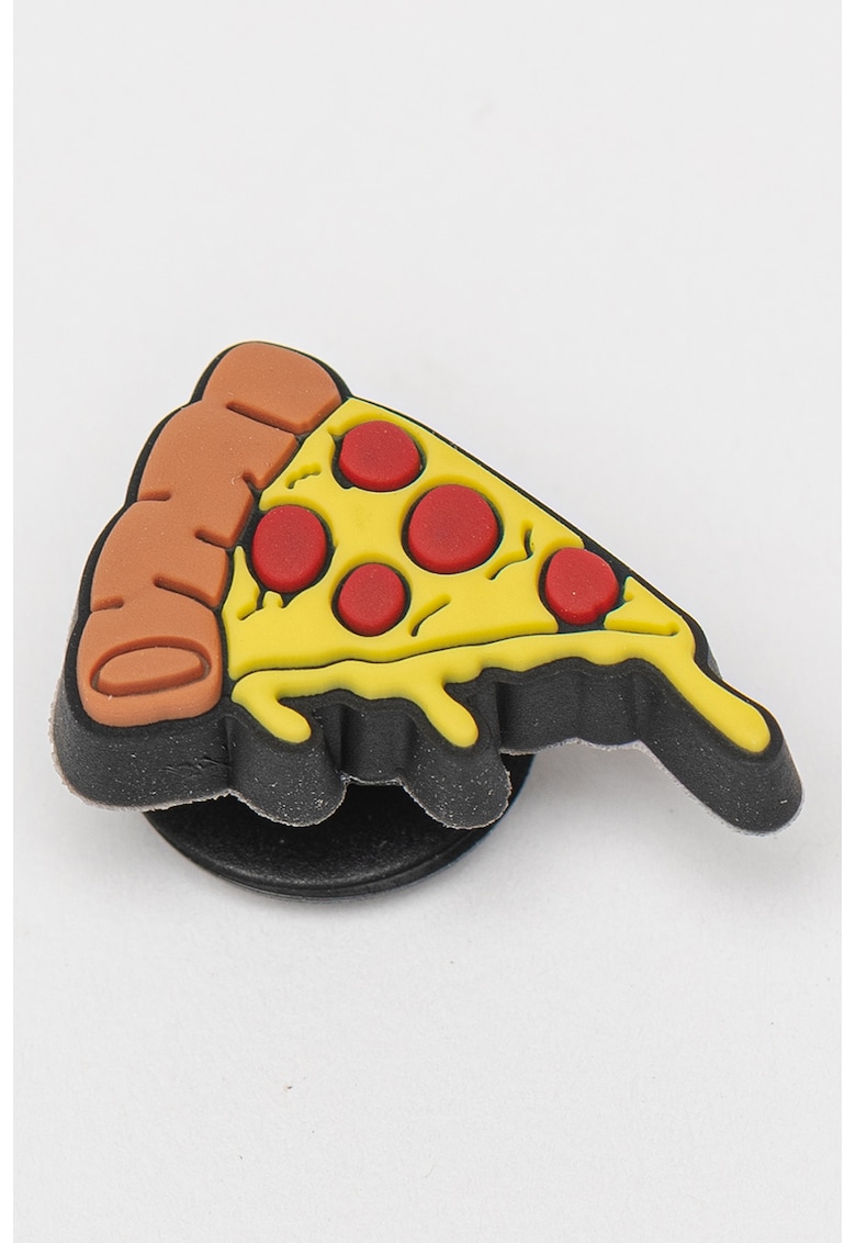 Talisman in forma de pizza - pentru saboti - Galben pai/Rosu inchis
