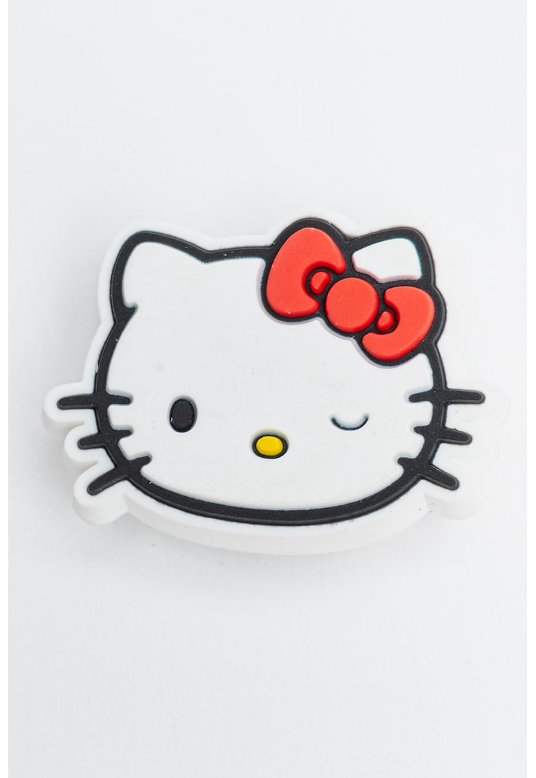 Talisman cu imprimeu Jibbitz - Alb/Rosu vermillion