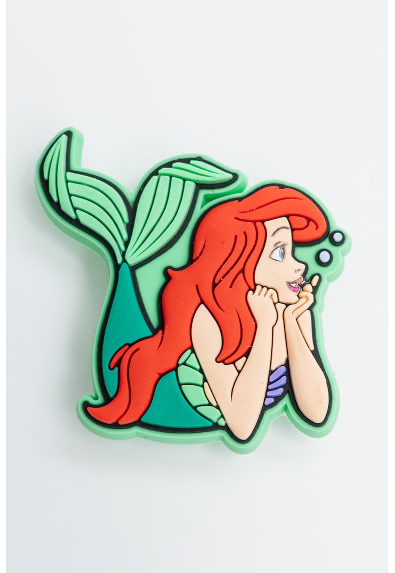 Talisman cu model Ariel Jibbitz - Verde deschis/Rosu vermillion