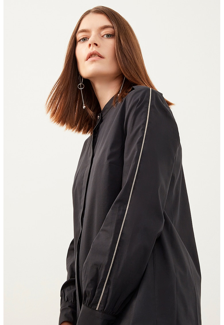 Camasa din amestec de bumbac cu mansete