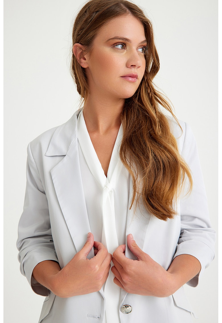 Sacou dama - Poliester/Bumbac/Elastan - Portocaliu