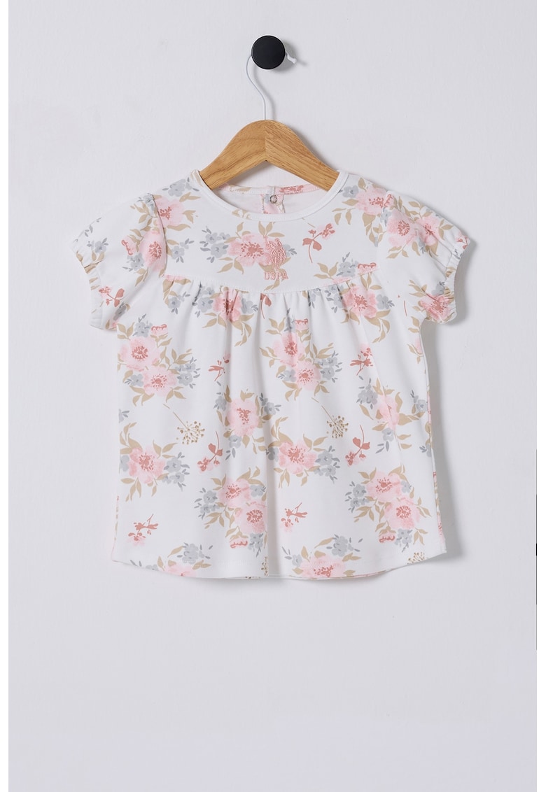 Rochie de bumbac cu model floral