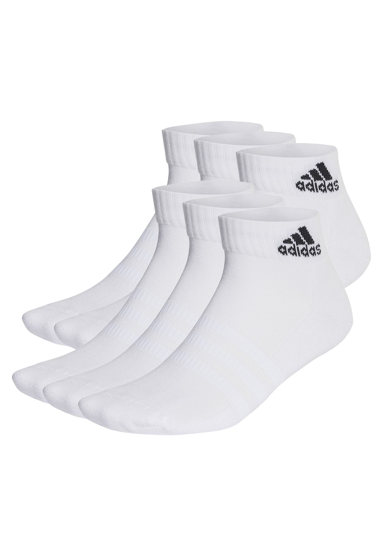 Set 6 perechi sosete Cushioned Ankle - Alb