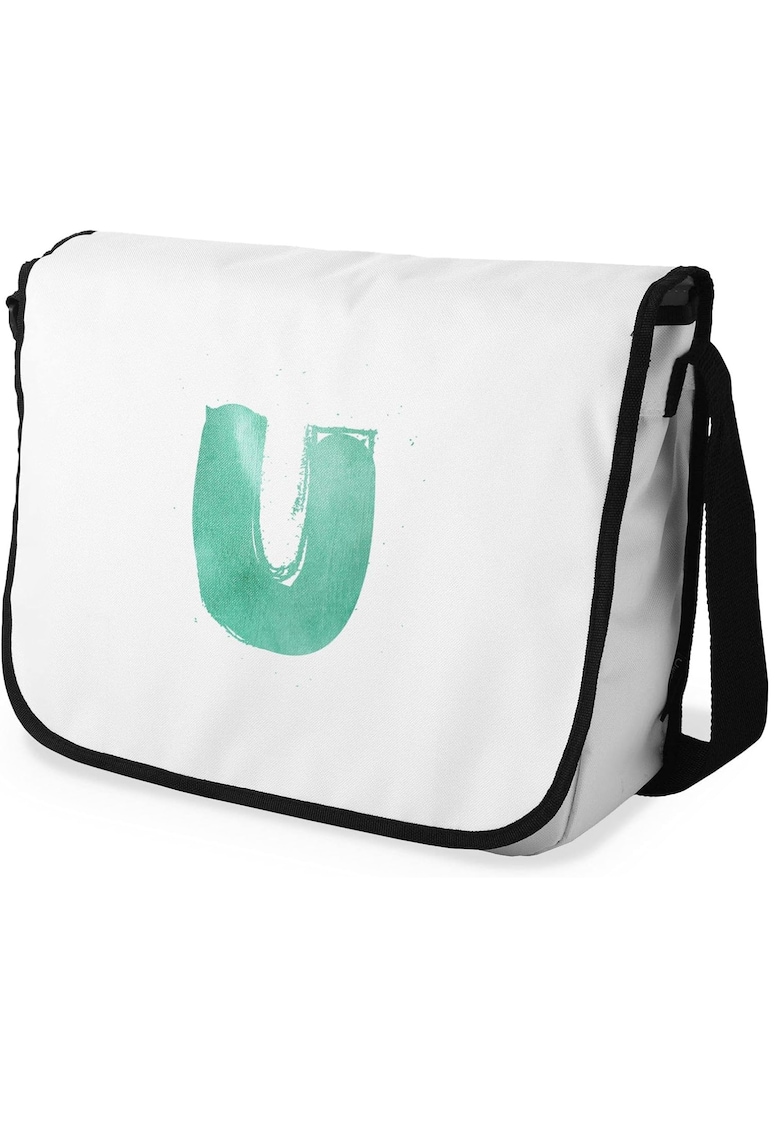GEANTA DE UMAR  CU LITERA „U” VERDE