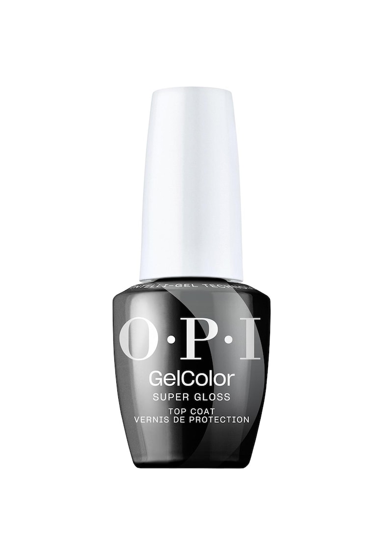 Top coat pentru lac de unghii semipermanent vegan si hema-free Gel Color Super Gloss Top Coat - 15 ml