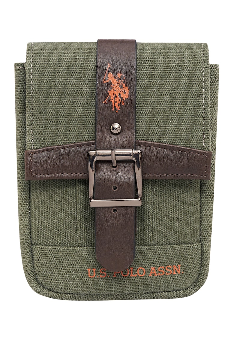 Geanta crossbody de denim - Verde feriga