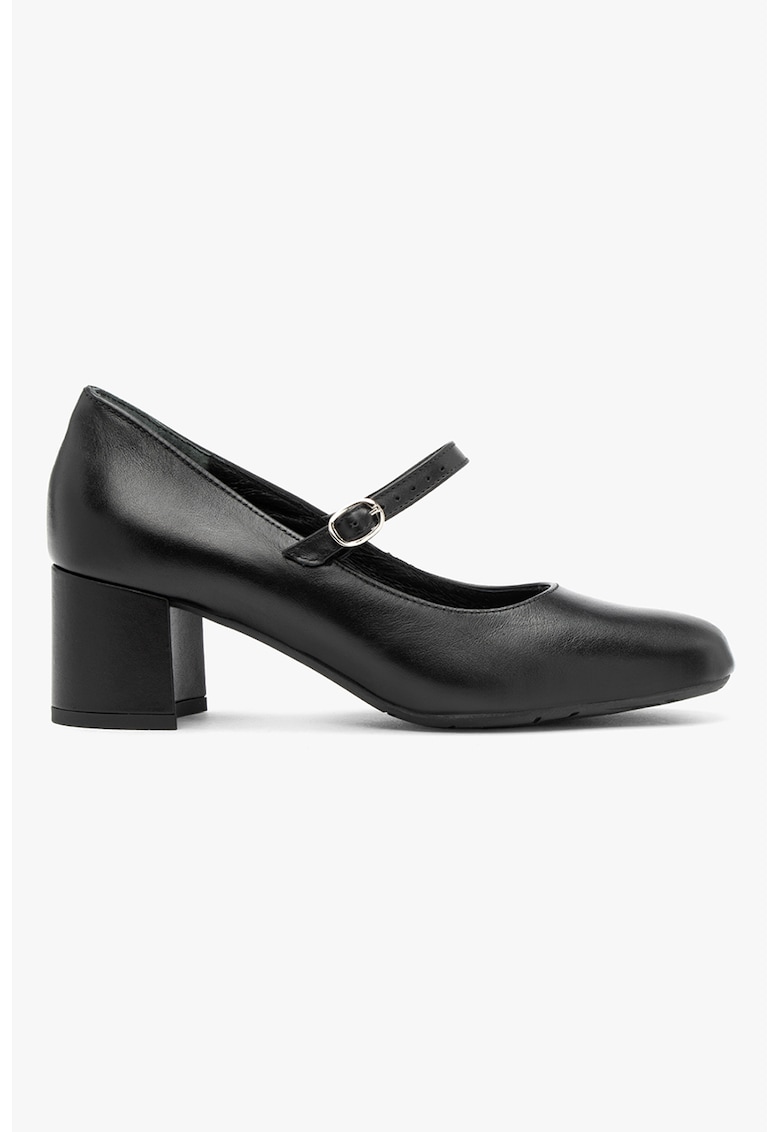 RYLKO - Pantofi Mary Jane de piele Mija - Negru