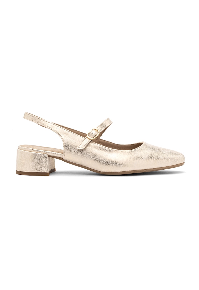 Pantofi Mary-Jane Alexis - Auriu