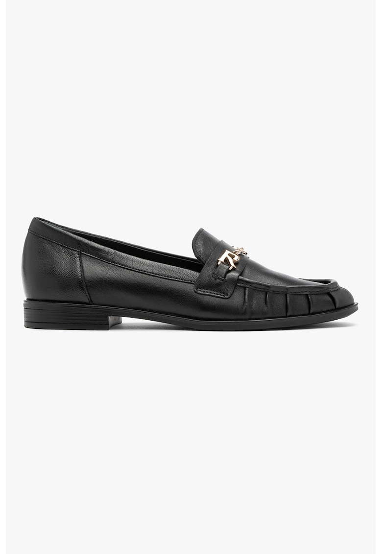 Pantofi loafer de piele cu detalii metalice