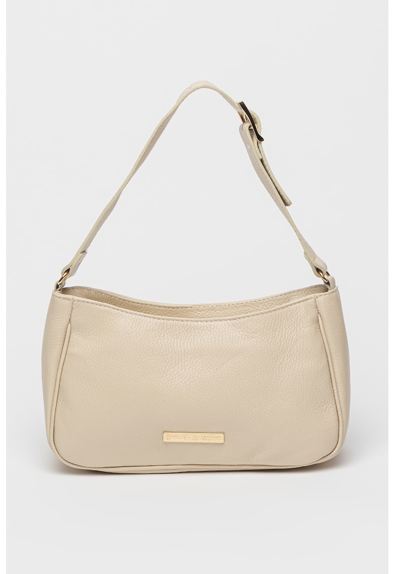 Geanta de piele cu bareta de umar