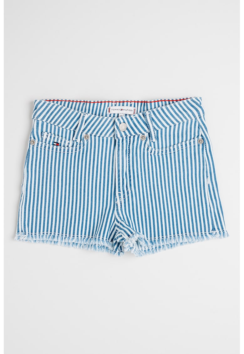 Blugi scurti cu model in dungi