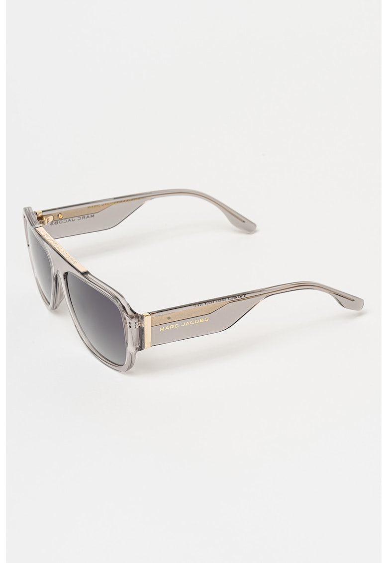 Ochelari de soare pilot cu logo - Auriu/Gri