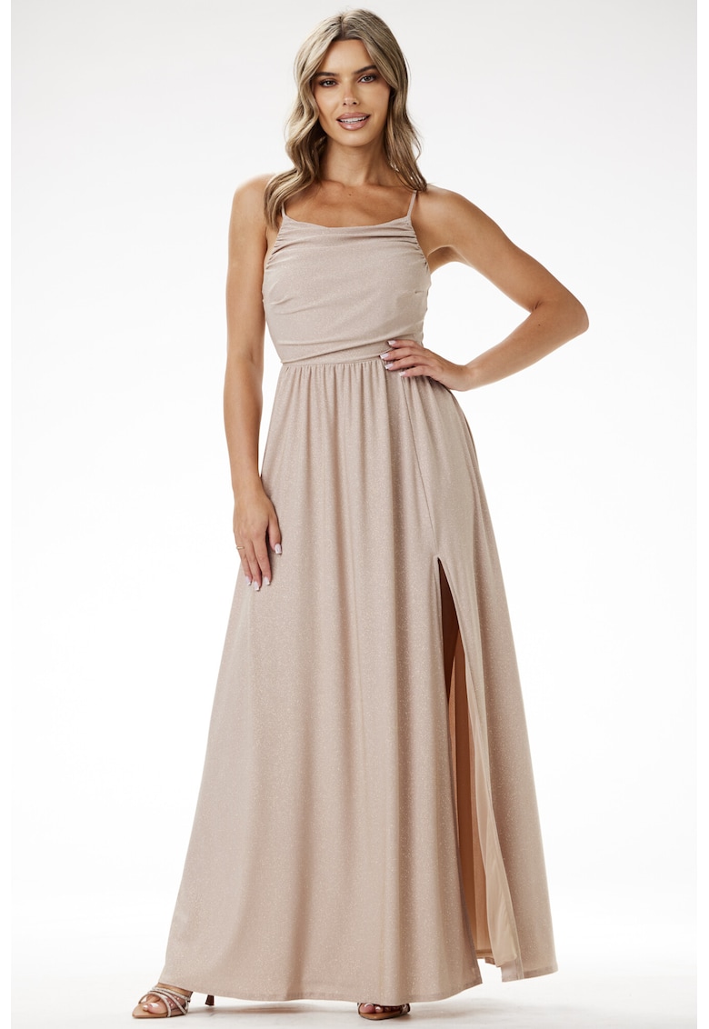 Lunga Rochie Fara maneca A696