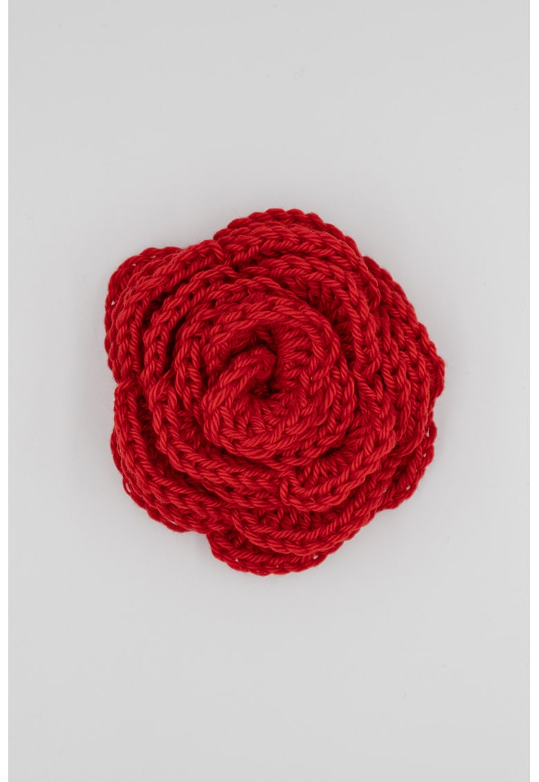 Brosa de bumbac cu design floral