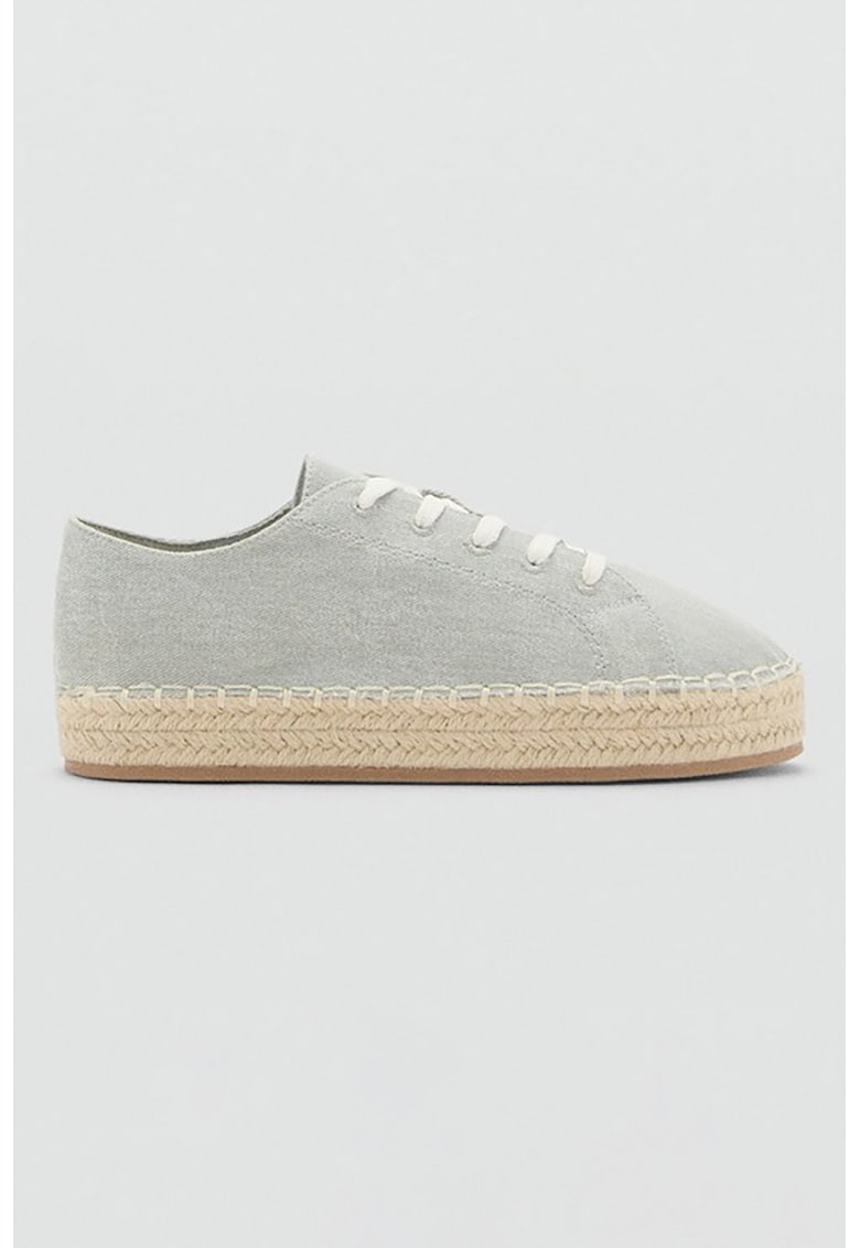 Espadrile cu sireturi Canvas Espadrile cu sireturi Canvas