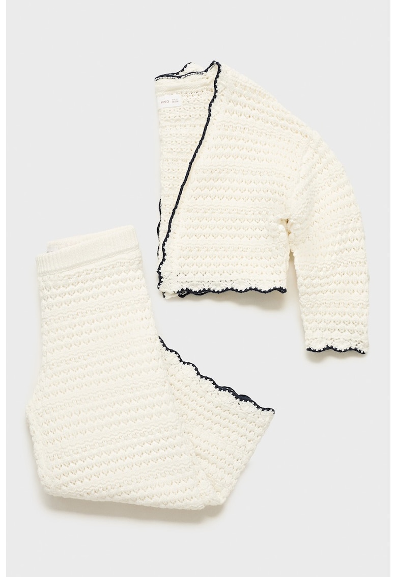 Cardigan fara inchidere - cu perforatii