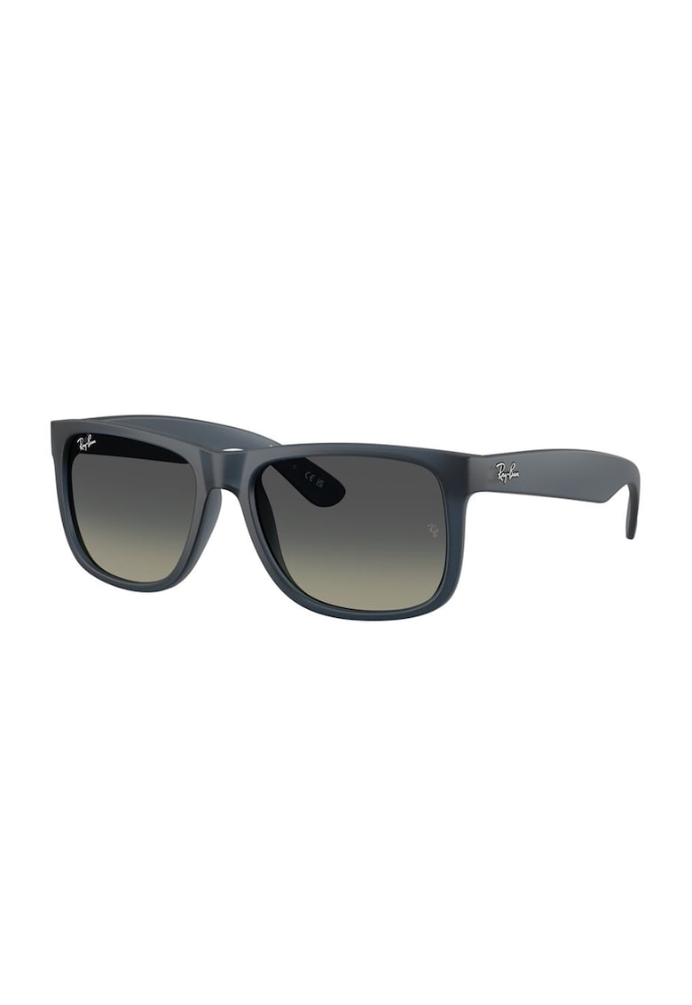 Ochelari de soare wayfarer cu logo discret Justin - Bleumarin inchis