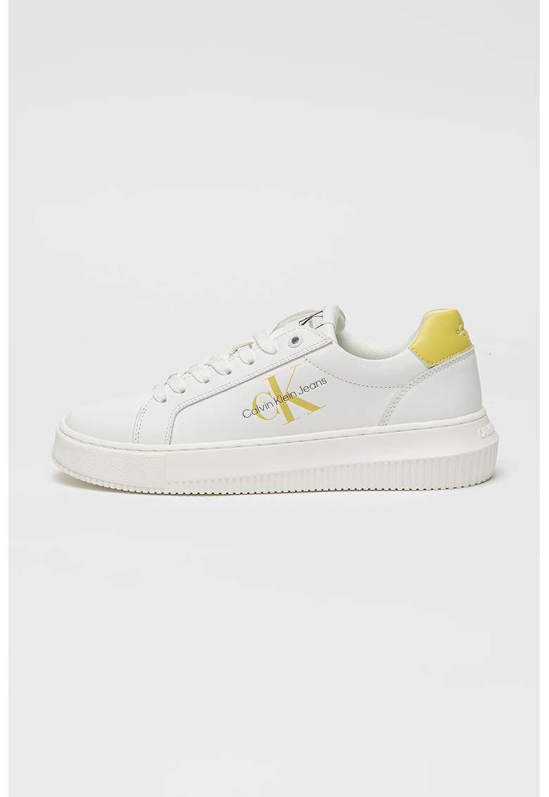 Pantofi sport din piele cu logo