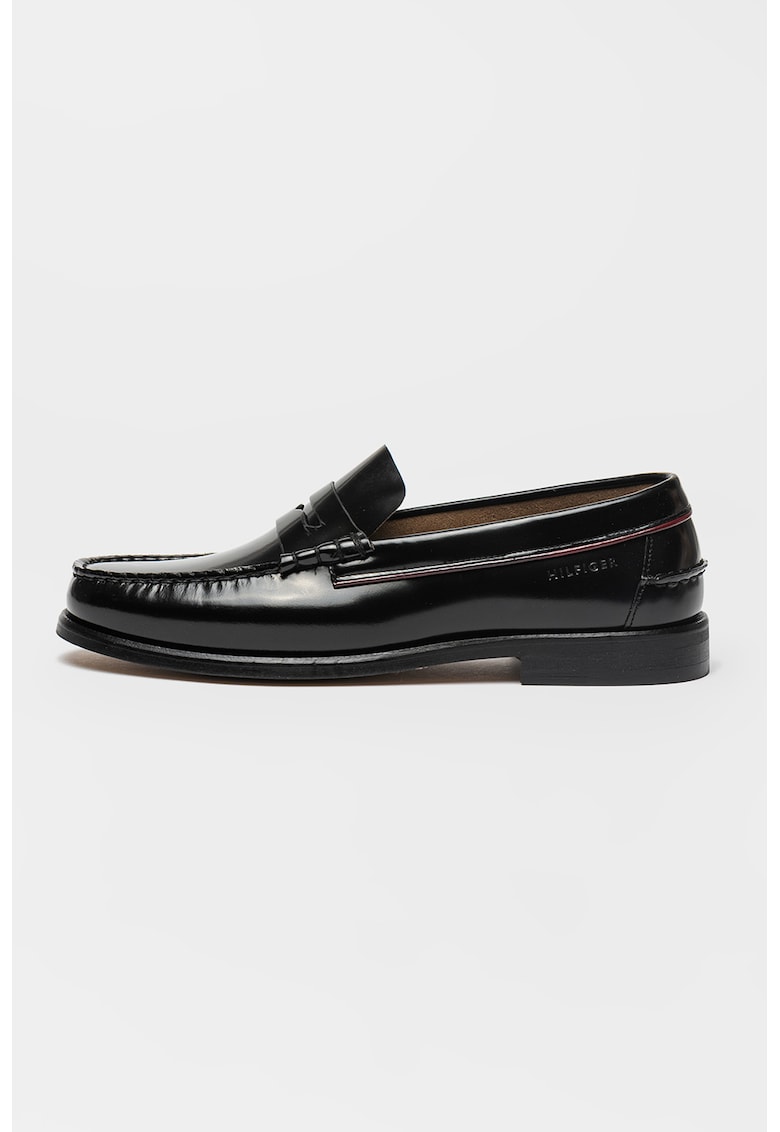 Pantofi loafer de piele - Negru
