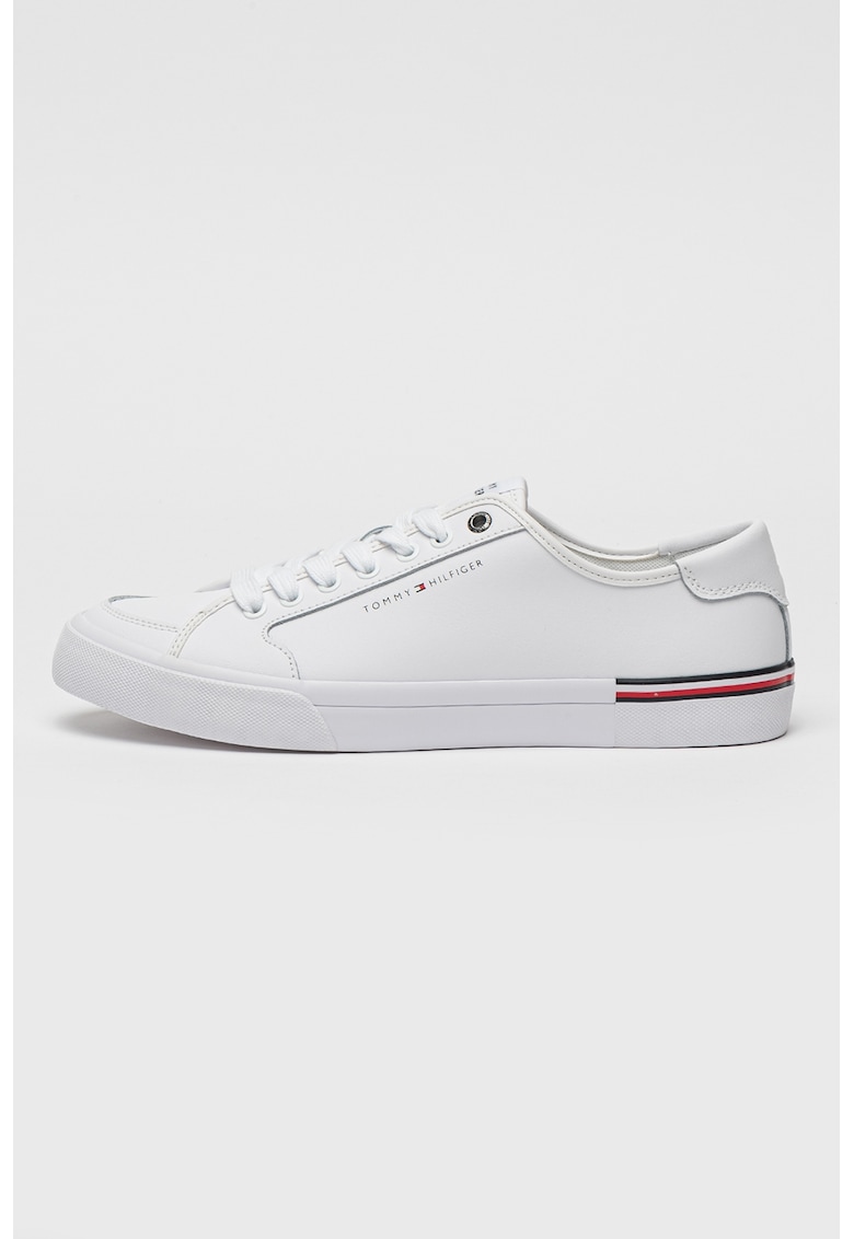 Pantofi sport din piele cu detaliu logo