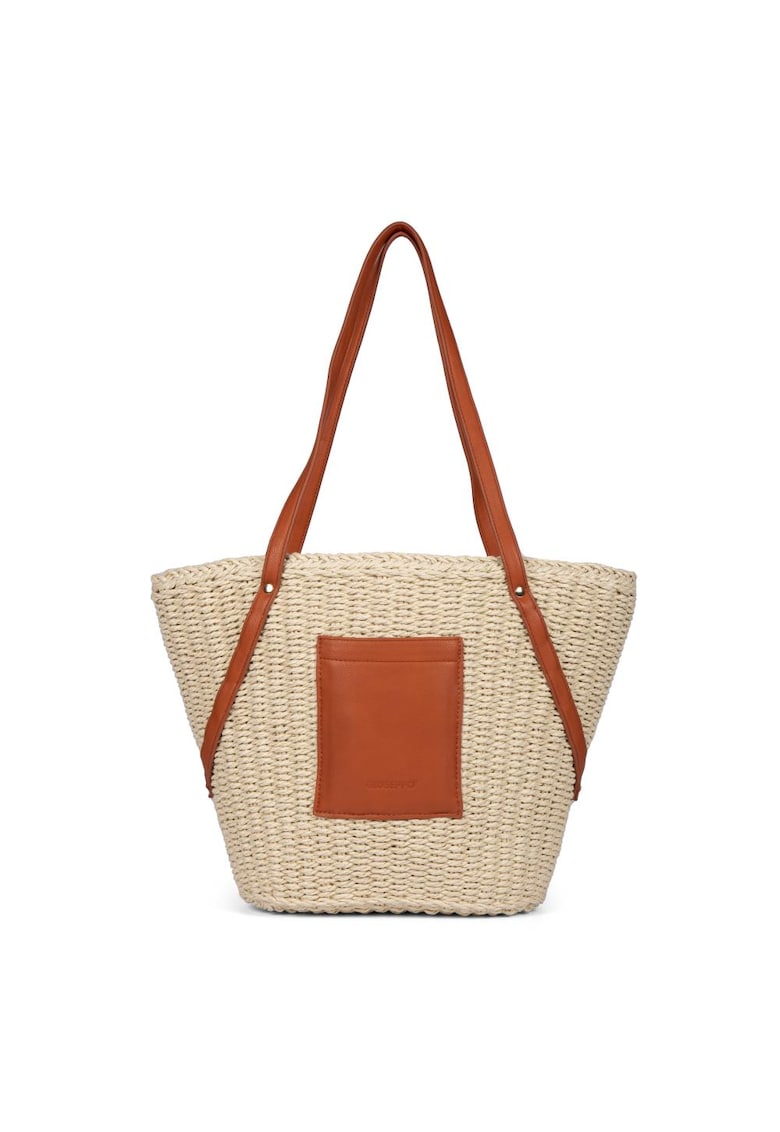 Geanta shopper cu aspect tesut Rialma