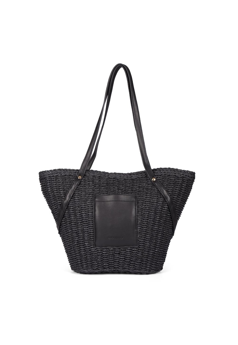 Geanta shopper cu aspect tesut Rialma