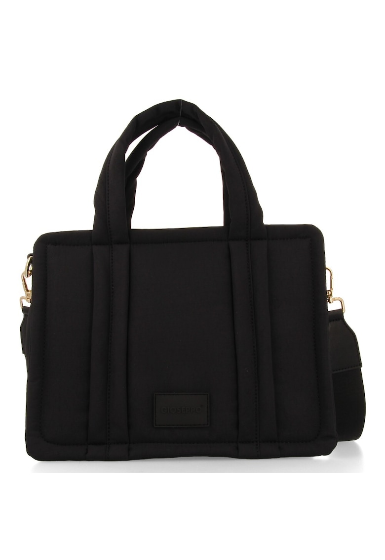 Geanta tote din material textil - Negru
