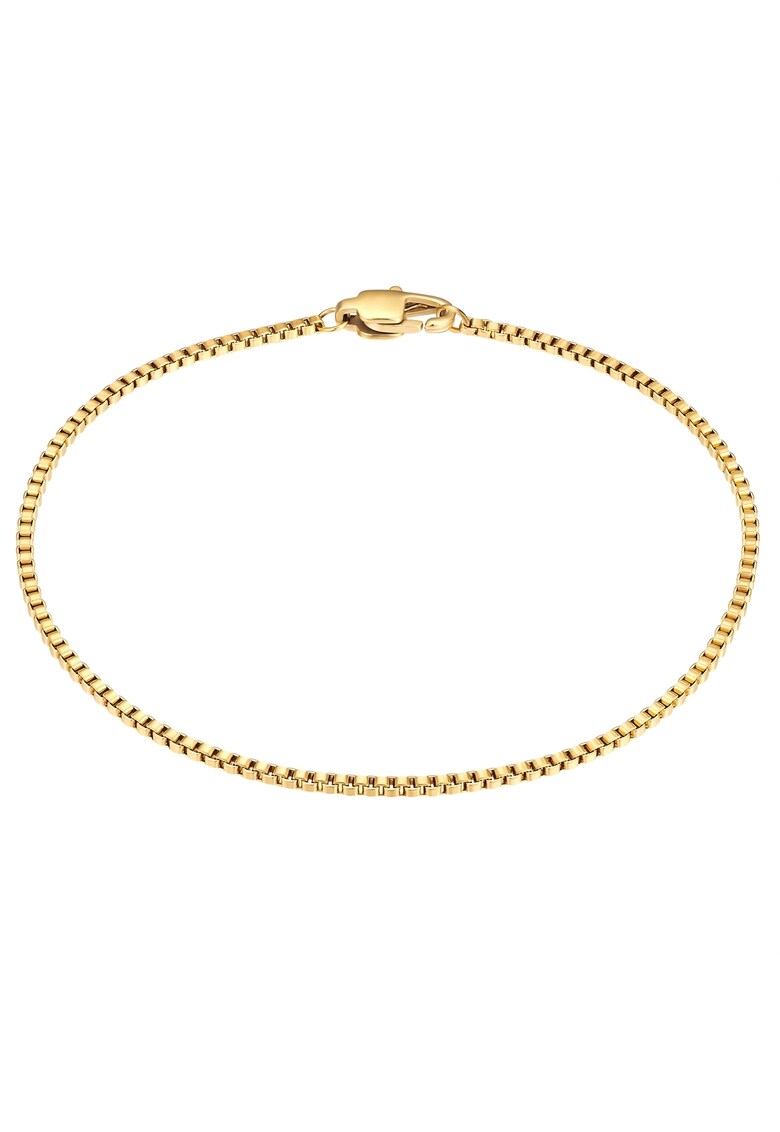 Bratara de otel inoxidabil placata cu aur de 14K