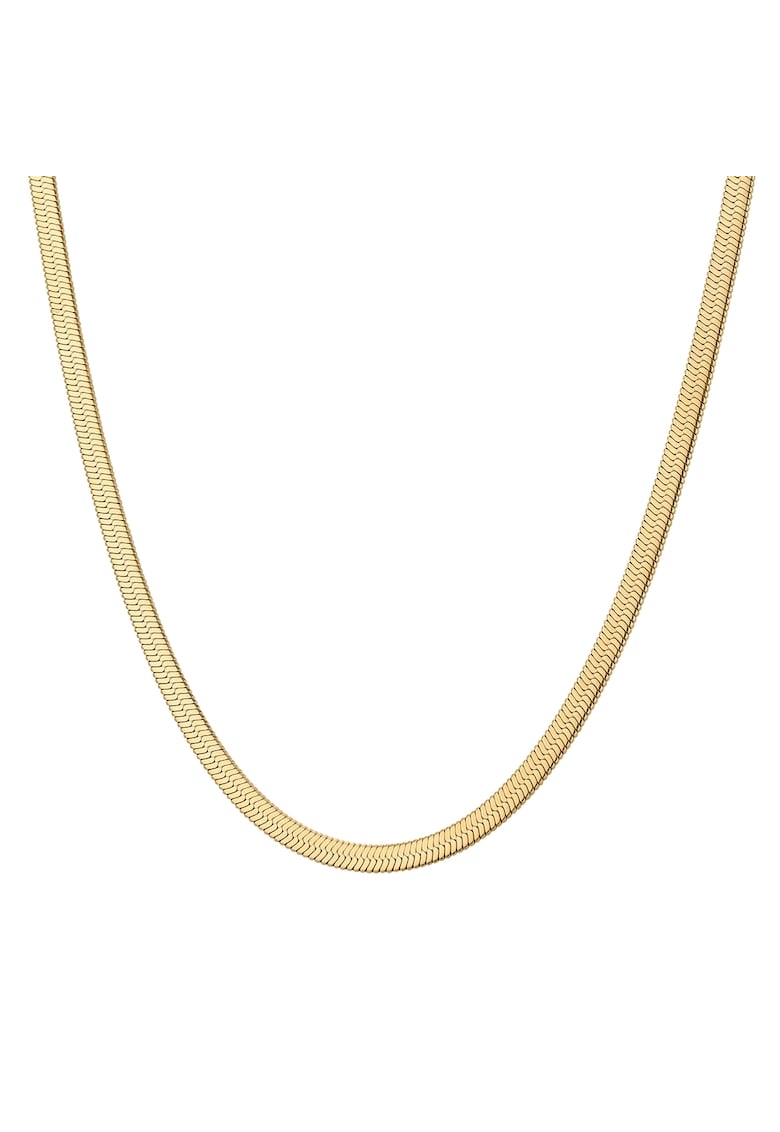 Colier de otel inoxidabil cu placaj de aur de 14K Colier de otel inoxidabil cu placaj de aur de 14K