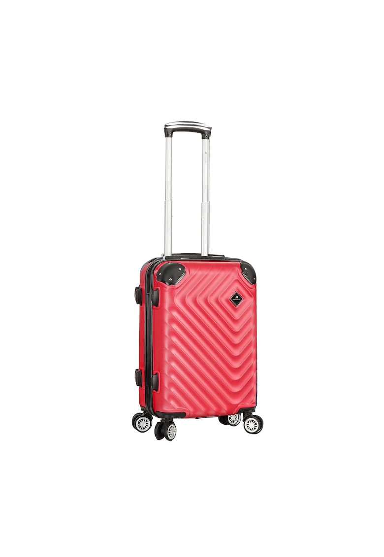 Madisson Troler de cabina SW44103 - ABS - cifru - 4 roti duble - 35L - 55 cm - rosu