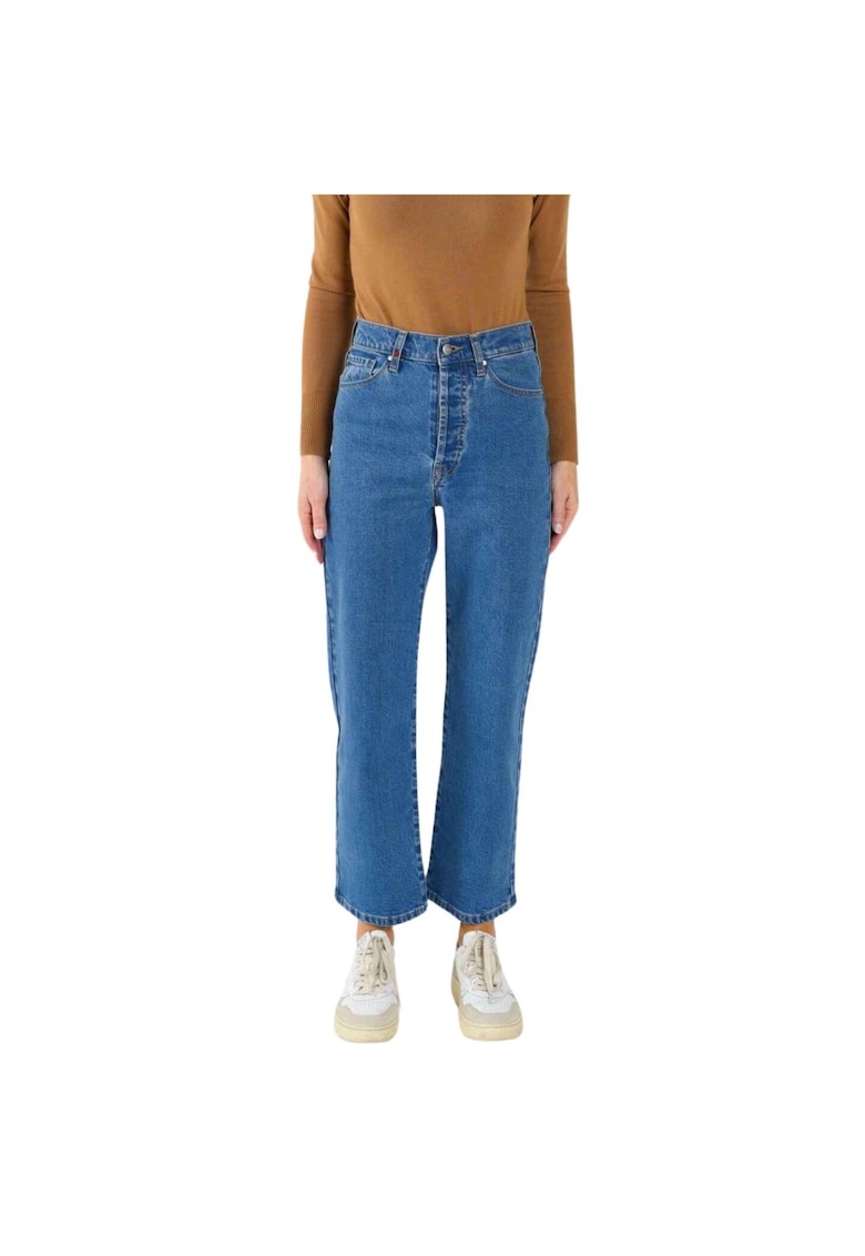 Blugi dama bumbac - albastru -