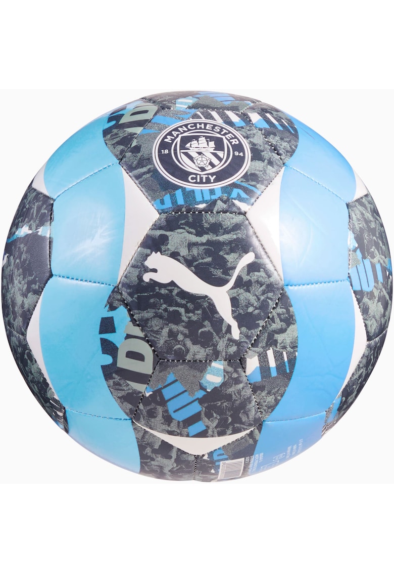 Minge fotbal Mcfc Prematch Ball Strong Gray-Team Ligh -marimea 5 - gri