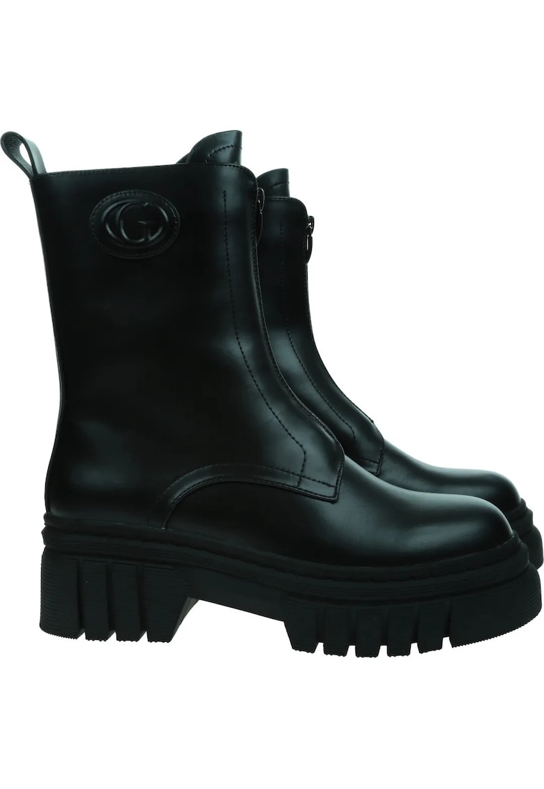 Ghete dama Annia - Piele naturala - 37945 - Negru