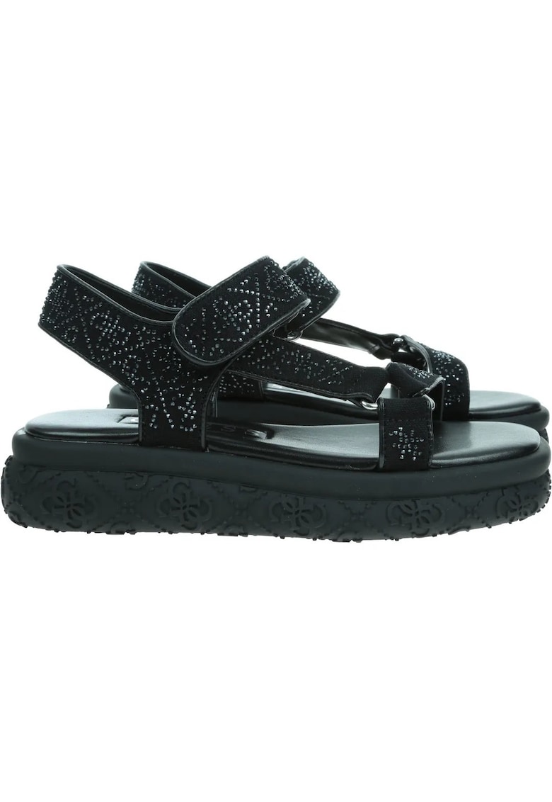 Sandale dama Lode FLJLODFAP03 - Bumbac/Poliuretan - 65885 - Negru