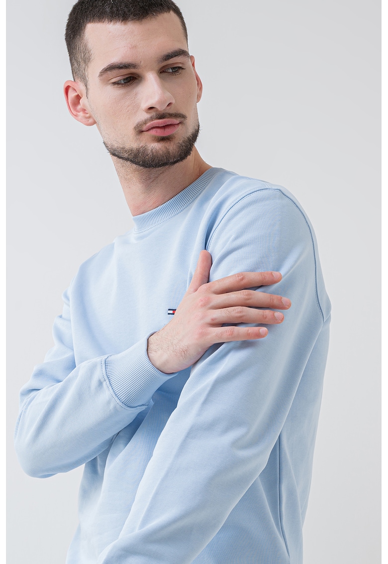 Bluza de trening din bumbac organic cu logo