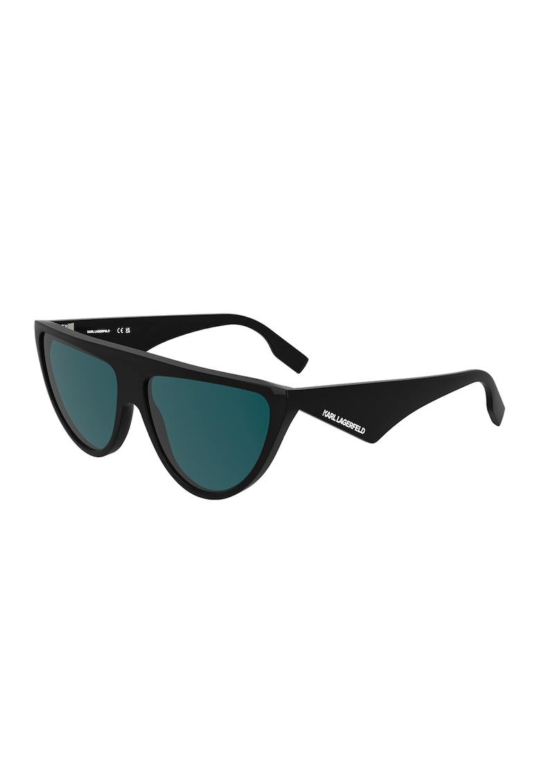 Ochelari de soare cat-eye cu lentile in degrade - Negru